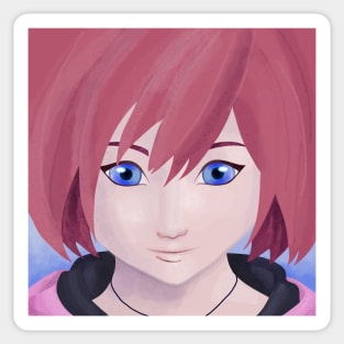 Kingdom Hearts 3 Kairi Portrait Sticker